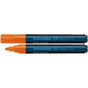 Schneider Maxx 270 narancssárga lakkmarker, 1-3 mm vonalvastagság - Marker