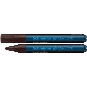 Schneider Maxx 270 barna lakkmarker, 1-3 mm kerek hegyű - Marker