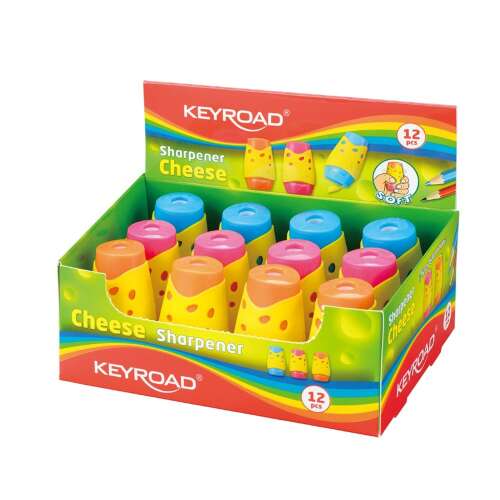 Mixer mit 2-Loch-Behälter, mit Deckel 12 Stück/Display Keyroad Cheese gemischte Farben