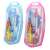 Keyroad Jelly Bean compass set, blue and pink, with ruler, protractor, pencil, eraser, and sharpener