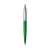 Długopis Parker Jotter, zielony korpus, chromowane akcenty, widok z przodu