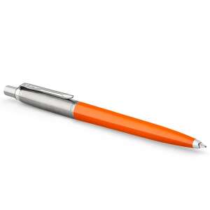 Parker Jotter ballpoint pen in orange with blue ink, medium point - Pen & Pencil