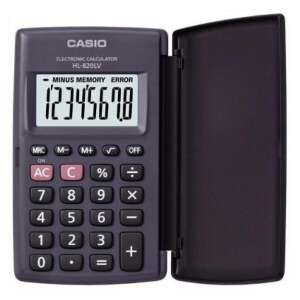Casio HL-820LV 8-digit pocket calculator with square root function, black - Calculator