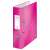 Leitz 180° A4 ring binder, pink, 8cm spine