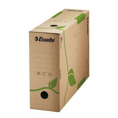 Esselte Eco A4 archiváló doboz, 100 mm, újrahasznosított kartonból - Archiváló doboz
