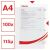 Genotherm `L` A4, 115 micron narancsos Esselte Standard 100 db/csomag, 79164838