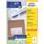 Avery Zweckform 105 x 74mm Ultragrip multipurpose labels, 8 labels per sheet, 100 sheets per box, white