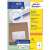 Avery Zweckform 105 x 74mm Ultragrip multipurpose labels, 8 labels per sheet, 100 sheets per box, white