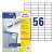 Avery Zweckform 3668 Universal Labels with 56 labels per sheet