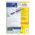 Avery Zweckform 105 x 37mm multipurpose labels, 16 labels per sheet, 100 sheets per box, white