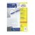 Avery universal labels 105x37mm, 16 labels per sheet, product packaging
