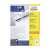 Avery Zweckform 105 x 37mm multipurpose labels, 16 labels per sheet, 100 sheets per box, white