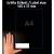 Avery Zweckform 105 x 37mm multipurpose labels, size comparison