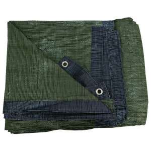 EXTOL takaróponyva, vízálló, de nem UV álló, 10×15m névleges méret, valós méret: 9,8×14,8m, PE, STANDARD, lefűző lyukak 11116