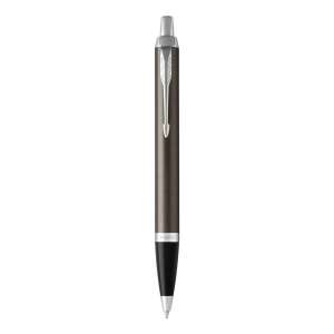 Parker I.M. Royal ballpoint pen, dark brown with silver clip - Pen & Pencil