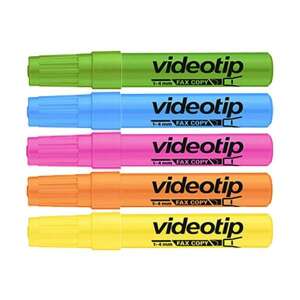 ICO Videotip kiemelő tollkészlet, 1-4mm, 5 db, vegyes színek - ICO