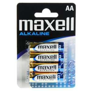 Elem AA ceruza LR6 alkaline 4 db/csomag, Maxell 78770052 