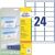 Avery freezer labels for food containers, 63.5x33.9mm, 24 labels per sheet, Avery Zweckform