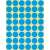Avery Zweckform 18mm blue marking dots, 1056 stickers per pack