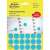 Avery Zweckform 18mm blue marking dots, 1056 stickers per pack