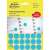 Avery Zweckform 18mm blue marking dots, 1056 stickers per pack
