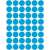 Avery Zweckform 18mm blue marking dots, 1056 stickers per pack