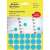 Avery Zweckform 18mm blue marking dots, 1056 stickers per pack