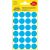 Label sticker, o18mm, for marking, 24 labels/sheet, 4 sheets/box, Avery blue 99580366