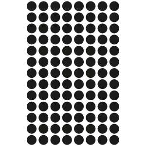 Avery Zweckform 8 mm-es fekete kerek jelölőpontok, 416 pont/csomag - Avery