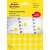 Avery Zweckform yellow marking dots, 18mm diameter, 1056 dots per pack