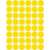 Avery Zweckform yellow marking dots, 18mm diameter, 1056 dots per pack