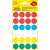 Avery Zweckform 18mm round color dots, 5 colors, 24 dots per sheet, 4 sheets per box