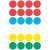 Avery Zweckform 18mm round color dots, 5 colors, 24 dots per sheet, 4 sheets per box
