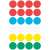 Avery Zweckform 18mm round color dots, 5 colors, 24 dots per sheet, 4 sheets per box