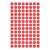 Avery 8mm red round dot stickers, 416 stickers per pack