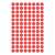 Avery 8mm red round dot stickers, 416 stickers per pack