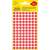 Avery 8mm red round dot stickers, 416 stickers per pack, packaging