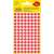 Avery Zweckform 8mm red round self-adhesive labels, 416 labels per pack