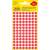 Avery 8mm red round dot stickers, 416 stickers per pack, packaging
