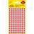 Avery Zweckform 8mm red round self-adhesive labels, 416 labels per pack
