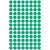Avery Zweckform 8mm green round dot stickers