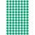 Avery Zweckform 8mm green round dot stickers