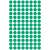 Avery Zweckform 8mm green round dot stickers