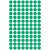 Avery Zweckform 8mm green round dot stickers