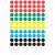 Avery Zweckform 8mm round dot stickers in assorted colors