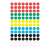 Avery Zweckform 8mm round dot stickers in assorted colors