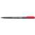 Red permanent marker, ICO brand, 0.5 mm, for OHP, writing on various surfaces