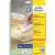Label sticker, 25,4 x10mm, universal retractable, 189 labels/sheet, 25 sheets/box, Avery white 78738108