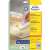 Label sticker, 25,4 x10mm, universal retractable, 189 labels/sheet, 25 sheets/box, Avery white 78738108