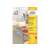 Avery Zweckform removable color labels, 45.7 x 21.2 mm, for document management